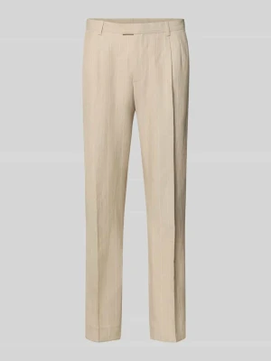 Spodnie garniturowe z kantami i wpuszczanymi kieszeniami MCNEAL