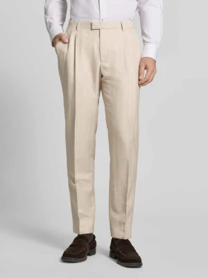 Spodnie garniturowe z kantami i wpuszczanymi kieszeniami MCNEAL