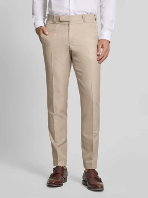 Spodnie garniturowe z kanty i wpuszczane kieszenie Wilvorst