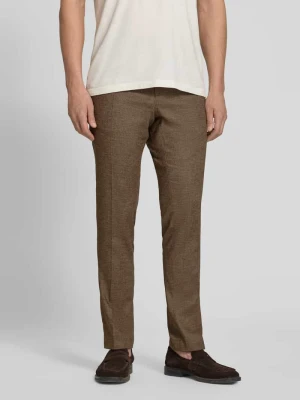 Spodnie garniturowe z mieszanka lnu model 'Tomte' carl gross