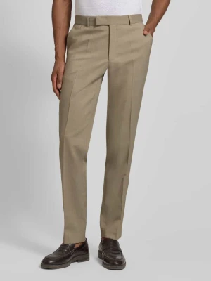 Spodnie garniturowe z mieszanka żywej wełny i elastanu model 'Sendrik' carl gross