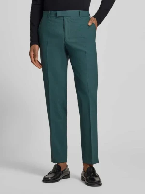 Spodnie garniturowe z mieszanki wełny z prostą nogawką model 'MELWIN' Strellson