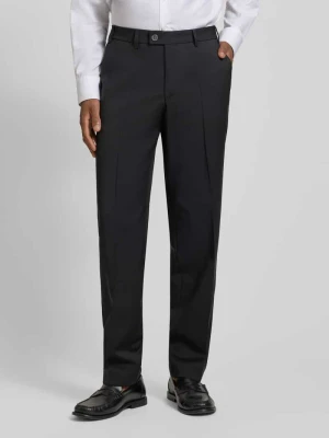 Spodnie garniturowe z żywej wełny model 'Piacenza I' hiltl