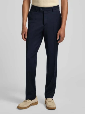 Spodnie garniturowe z żywej wełny model 'Piacenza I' hiltl