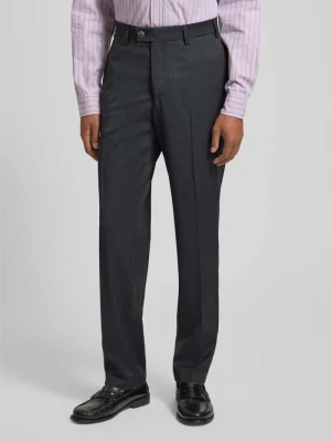 Spodnie garniturowe z żywej wełny model 'Piacenza I' hiltl