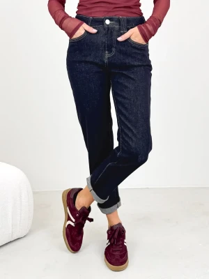 Spodnie Granatowe Mom Fit XS ClothStore