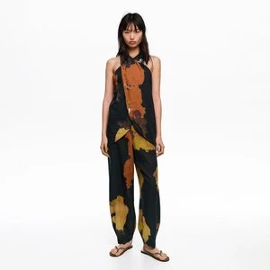 Spodnie haremki len Blot czarne BIMBA Y LOLA