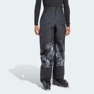 Spodnie hybrydowe Terrex Xperior Primeknit Spray Dye CLIMAPROOF+ Adidas czarny