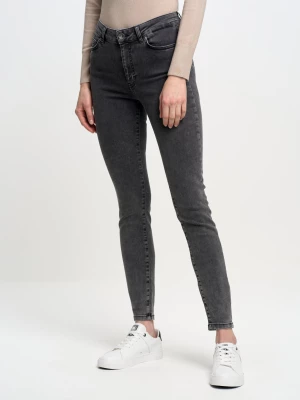 Spodnie jeans damskie szare Melinda High Waist 996 BIG STAR