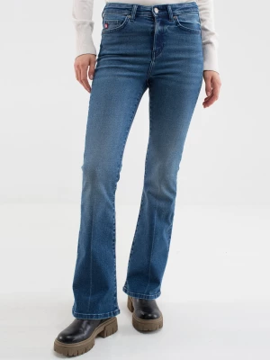 Spodnie jeans damskie z rozszerzaną nogawką Clara Flare 302 BIG STAR