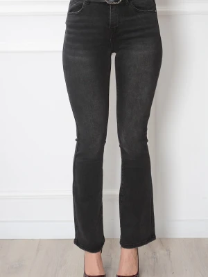 Spodnie jeans dzwony grafit Marineli Cocomoda.pl - odzież damska, sukienki, buty, dodatki
