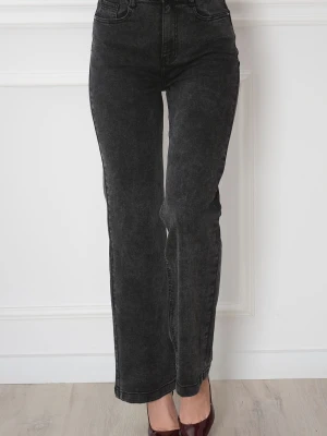 Spodnie jeans dzwony grafit Modline Cocomoda.pl - odzież damska, sukienki, buty, dodatki