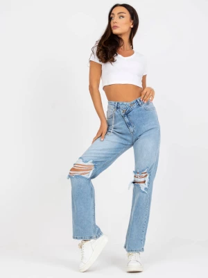 Spodnie jeans jeansowe jasny niebieski Merg selection