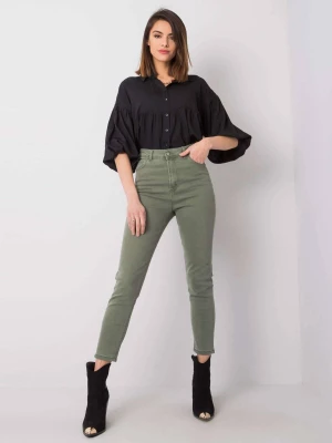 Spodnie jeans jeansowe khaki casual rurki Rue paris