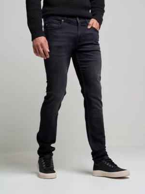 Spodnie jeans męskie skinny czarne Deric 950 BIG STAR