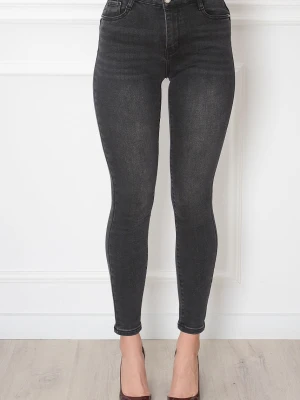 Spodnie jeans rurki push-up grafit Clasco Cocomoda.pl - odzież damska, sukienki, buty, dodatki