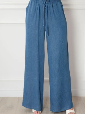 Spodnie jeans wide leg indygo City Roco