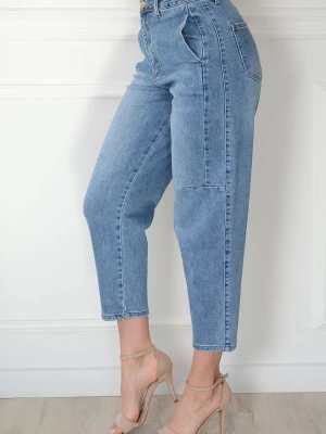 Spodnie jeansowe classic fit niebieskie Fibbie Cocomoda.pl - odzież damska, sukienki, buty, dodatki