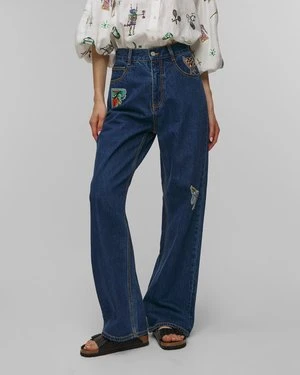 Spodnie jeansowe damskie Alemais Speedy z limitowanej kolekcji Alemais x Anouk Colantoni