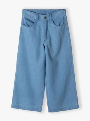 Spodnie jeansowe dla dziewczynki z szeroką nogawką Lincoln & Sharks by 5.10.15.