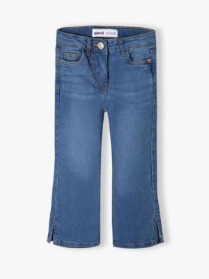Spodnie jeansowe dziewczęce rozkloszowane Minoti
