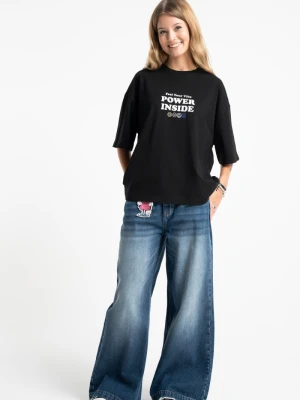 Spodnie jeansowe dziewczęce WIDE LEG Reporter