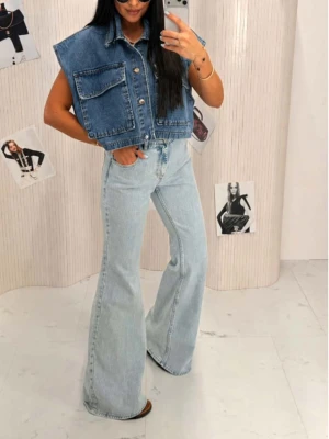 Spodnie jeansowe dzwony MEILY - jeans  magmac 