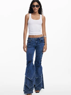 Spodnie jeansowe María Escoté Desigual
