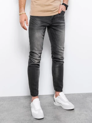 Spodnie jeansowe męskie SLIM FIT - grafitowe P1023
 -                                    S