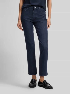 Spodnie jeansowe regular bootcut z mieszanki bawełny z dodatkiem wiskozy model 'KICK FLARE' Boss Granatowy