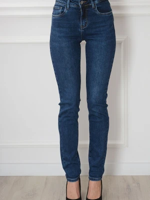 Spodnie jeansowe skinny niebieskie June Cocomoda.pl - odzież damska, sukienki, buty, dodatki