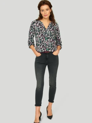 Spodnie jeansowe slim-fit, ciemnoszare Greenpoint szary