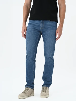 Spodnie jeansowe, Straight Leg, D-LEON 50 Volcano