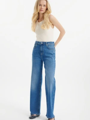 Spodnie jeansowe straight z wysokim stanem Greenpoint