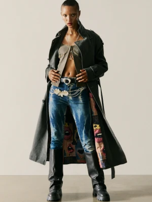 SPODNIE JEANSOWE TIE DYE Desigual