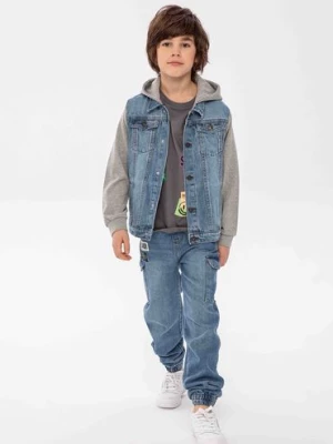 Spodnie jeansowe typu bojówki dla chłopca Minoti