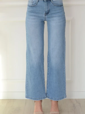 Spodnie jeansowe wide leg niebieskie Darwi Cocomoda.pl - odzież damska, sukienki, buty, dodatki