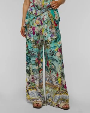 Spodnie jedwabne damskie Camilla Wide Leg
