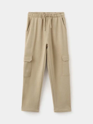 Spodnie jogger cargo ze sznurkiem średni brązowy - Dzieci - - MANGO KIDS