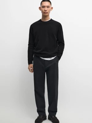 Spodnie Jogger - Granatowy - Massimo Dutti - Male