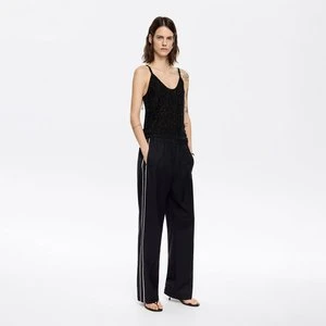 Spodnie jogger lampasy czarne BIMBA Y LOLA