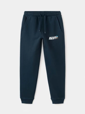 Spodnie jogger Sonic granatowy - Dzieci - - MANGO KIDS
