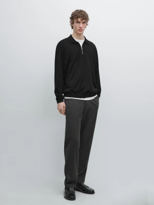 Spodnie Jogger - Szary - - Massimo Dutti - Mężczyzna