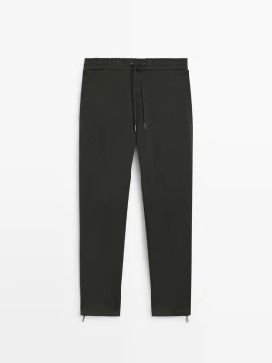 Spodnie Jogger – Total Look - Zielony - Massimo Dutti - Male