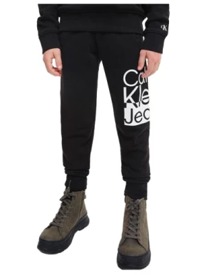 Spodnie Jogger z Logo Box Calvin Klein
