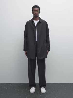 Spodnie Jogger Z Mieszanki Wełny - Granatowy - - Massimo Dutti - Mężczyzna