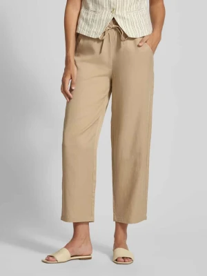 Spodnie jogger z szerokimi nogawkami z mieszanki lyocellu i lnu Marc O'Polo