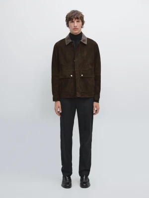 Spodnie Jogger Ze 100% Bawełny - Czarny - - Massimo Dutti - Mężczyzna