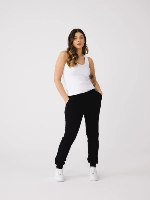 SPODNIE JOGGERS BASIC CZARNE S - Flawless