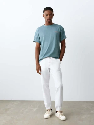 Spodnie joggersy ze sznurkiem biały - Chłopak - - MANGO TEEN